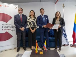 Daniel Haime Gutt, Patricia Abadía, Carolina Olarte.