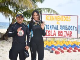 Armada de colombia y lionfish expedition controlan la presencia de pez león