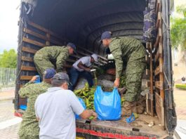 Armada de colombia puso a disposición sus capacidades logísticas para apoyar la entrega de ayudas humanitarias